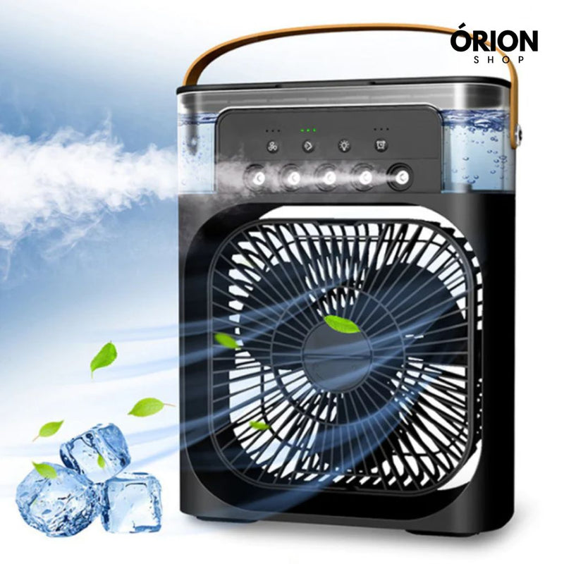 Mini Climatizador De Ar Órion™ com Reservatorio Para Água e Gelo