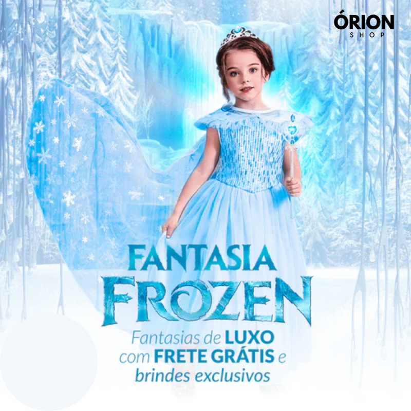 Fantasia Frozen com Brindes