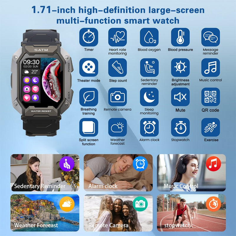 Power Elite 3.0 - Smartwatch Indestrutível + BRINDES